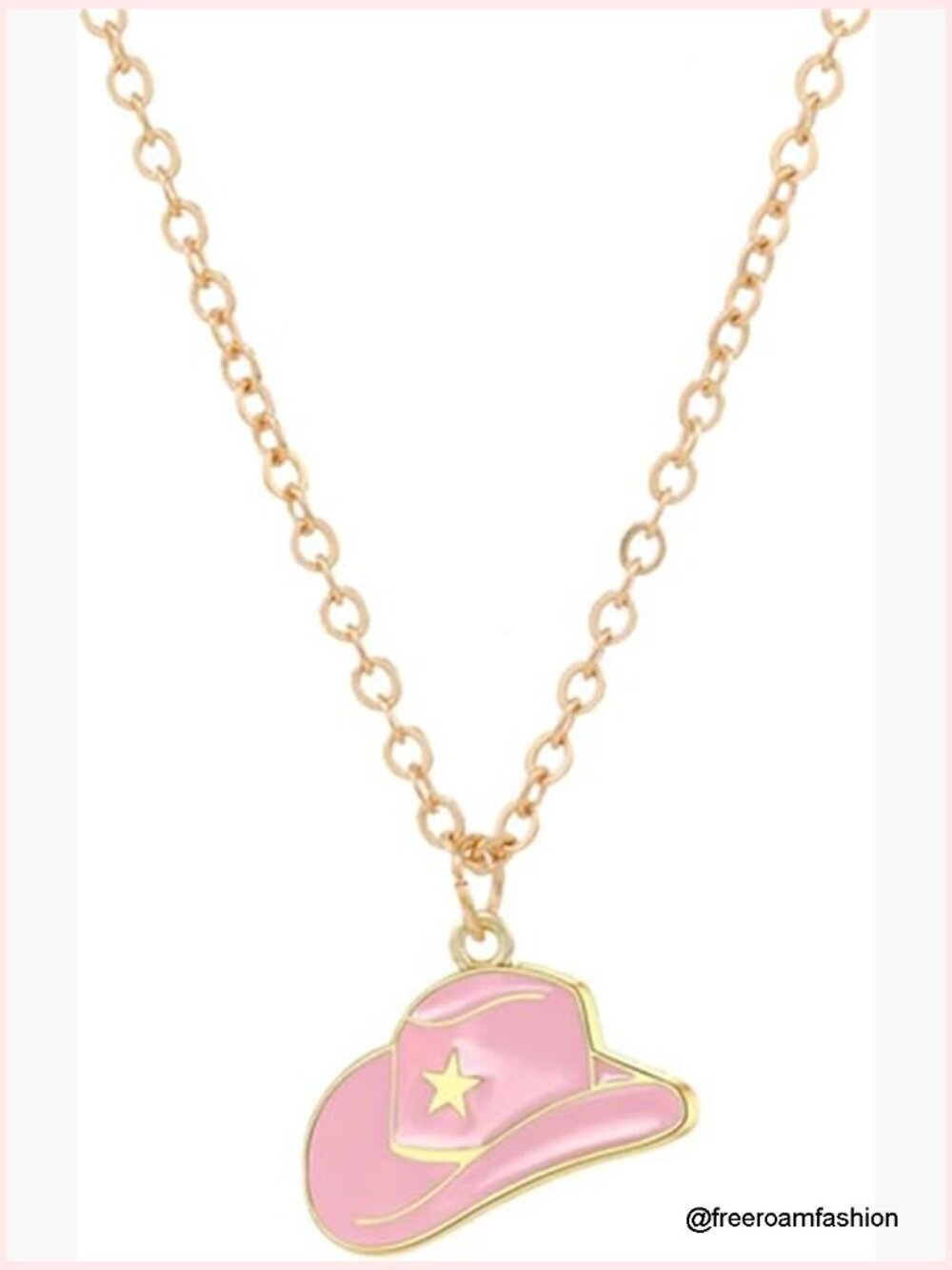 14K Gold Plated Cowboy Boot Necklace, Western Cowgirl Pendant